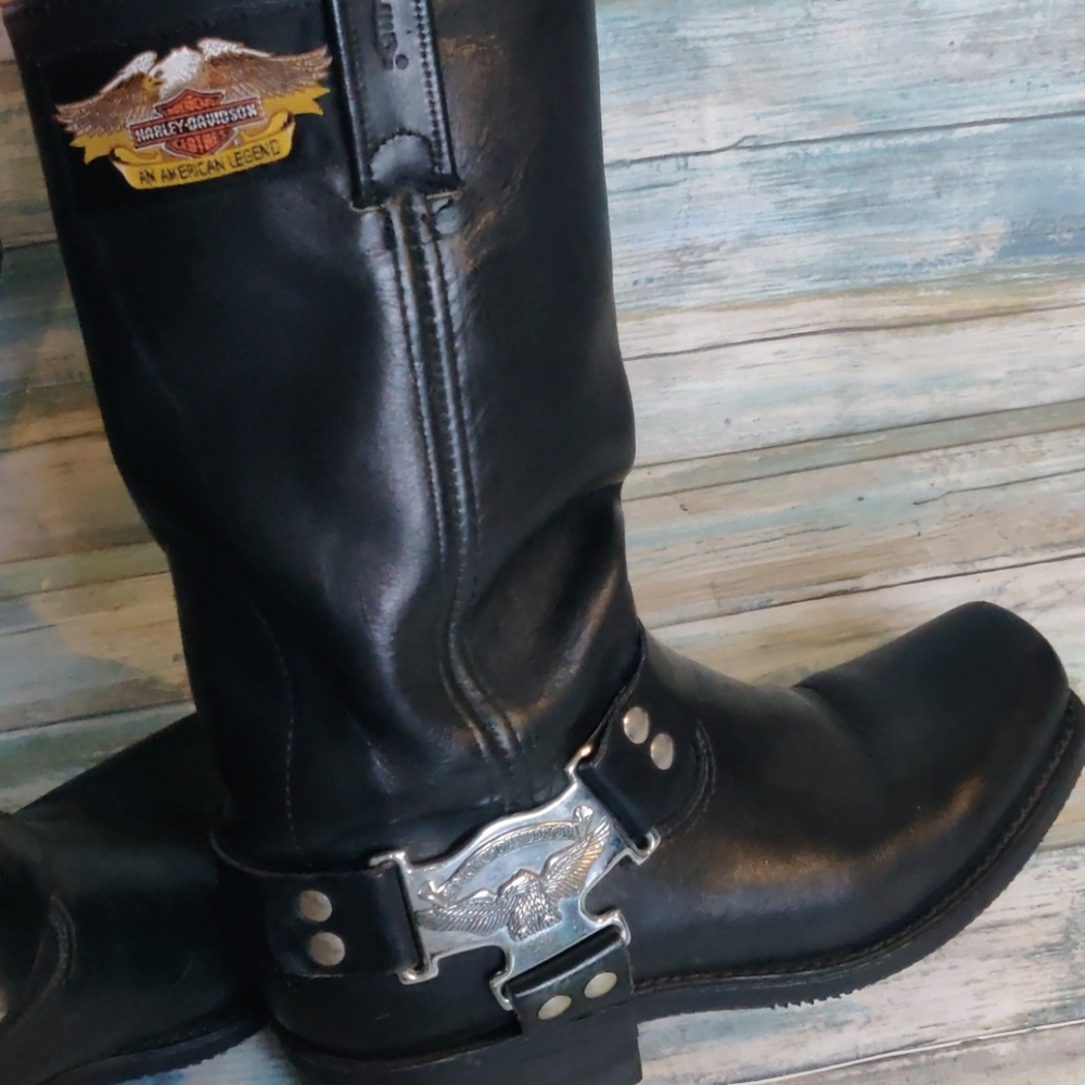 Harley davidson harness- worn a couple times but just not a fan of black boots.